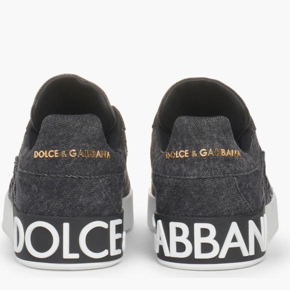 NIB $695 Dolce & Gabbana Portofino Denim Sneaker in size 7US / 37EU! - Picture 6 of 7